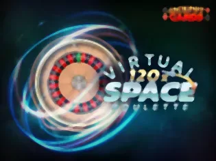 Virtual Space Roulette élő asztal a FortunaZone kaszinóban – űr-témájú virtuális rulett
