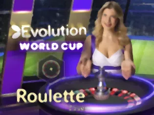 World Cup Roulette élő asztal a FortunaZone kaszinóban – futball-tematikájú rulett
