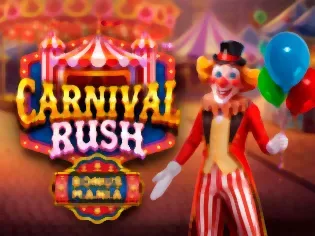Carnival Rush nyerőgép a FortunaZone kínálatában